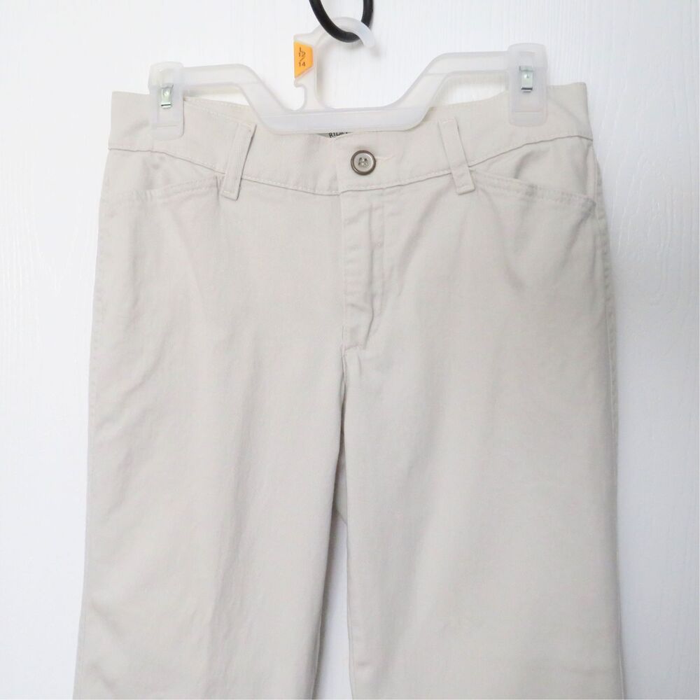 Riders By Lee Jeans Womens Size 8 M Beige Straight Leg Casual or Work Casual - Picture 2 of 12